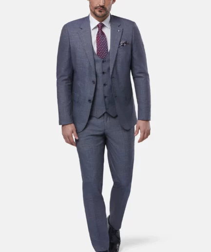 Borneo Grey Three-Piece Suit