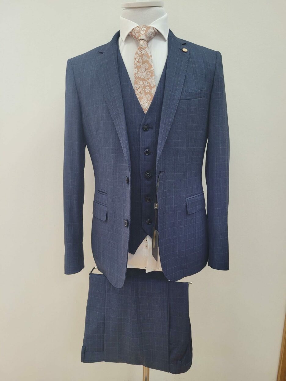 Smith Blue Three-Piece Suit